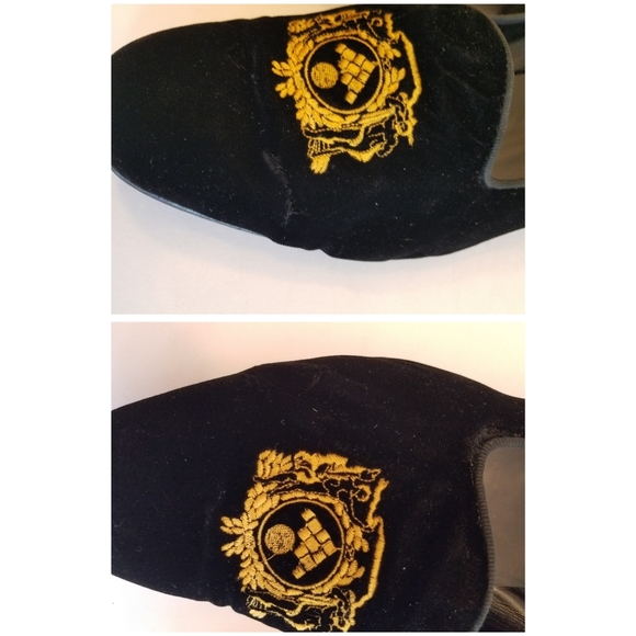 Bottega Veneta Men's  Velvet  Crest Loafer Shoes Black Size 11 Made in Italy - Picture 12 of 17